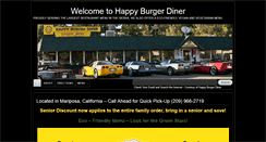 Desktop Screenshot of happyburgerdiner.com